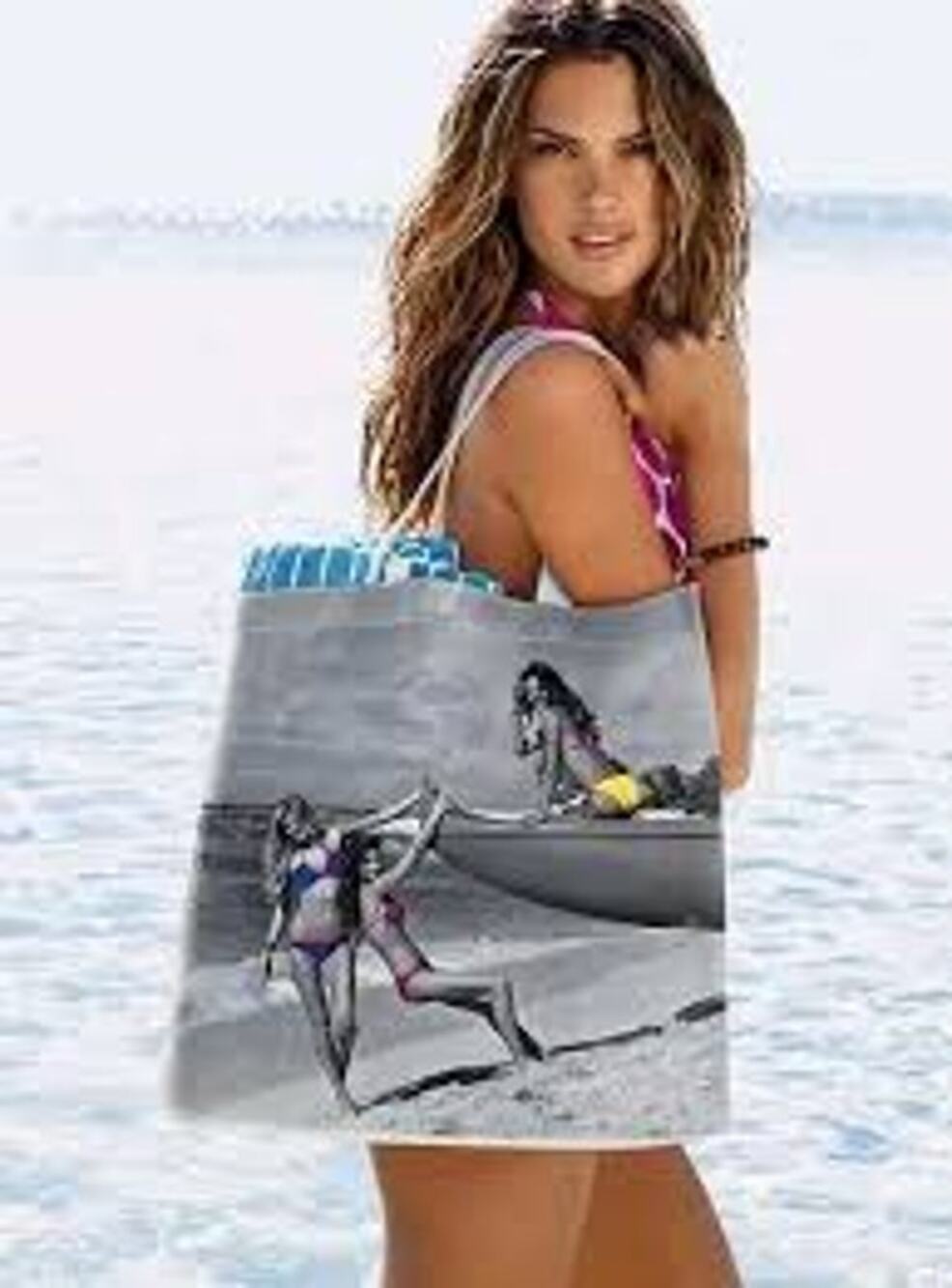 VICTORIA'S SECRET Super Model Tote Bag BEACH VACATION SHOPPER TOTE